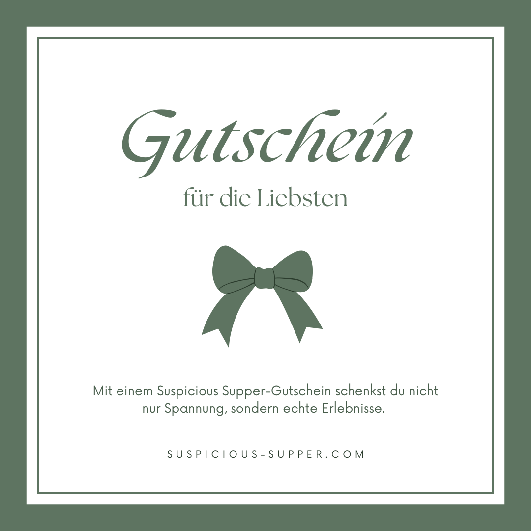 Suspicious Supper Gutschein