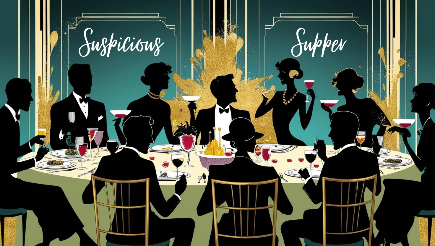 Krimidinner-Set für spannende Abende zuhause