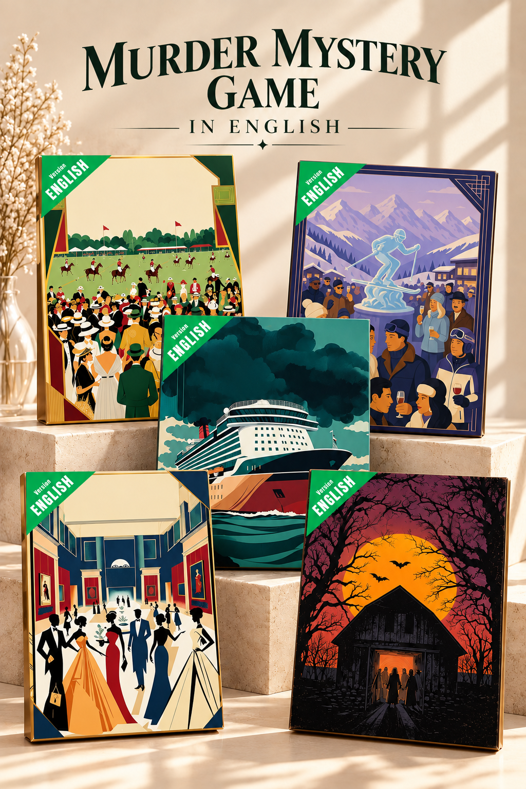 🇬🇧 English Murder Mystery Games
